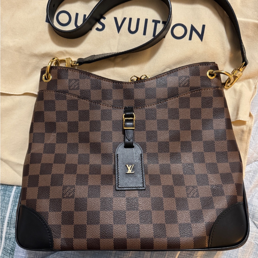 Louis Vuitton Damier Ebene Odeon MM Black